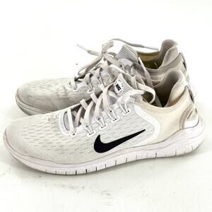 Nike Free RN 2018 Running Shoes 7.5 White 942836-100 Sneakers